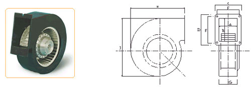 Centrifugal Blowers Single Inlet